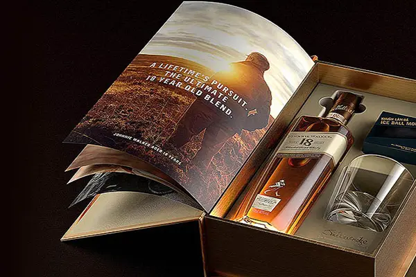 caixa de bebidas de luxo